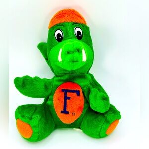 Florida Gators Vintage Mascot Albert Alligator 7" Bean Bag Plush 1997 Shoney's.